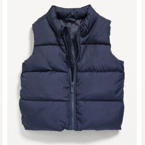 (4/$20) NWT Old Navy - Unisex Water-Resistant Quilted Puffer Vest for Baby
